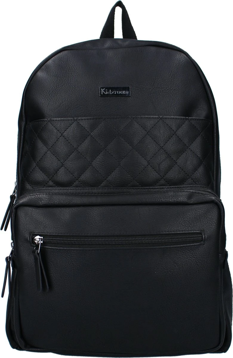 Kidzroom Popular Luiertas Rugzak - Zwart - Verschoonmatje - Flessenhouder 18 Kidzroom Popular Luiertas Rugzak - Zwart - Verschoonmatje - Flessenhouder - Afbeelding 16