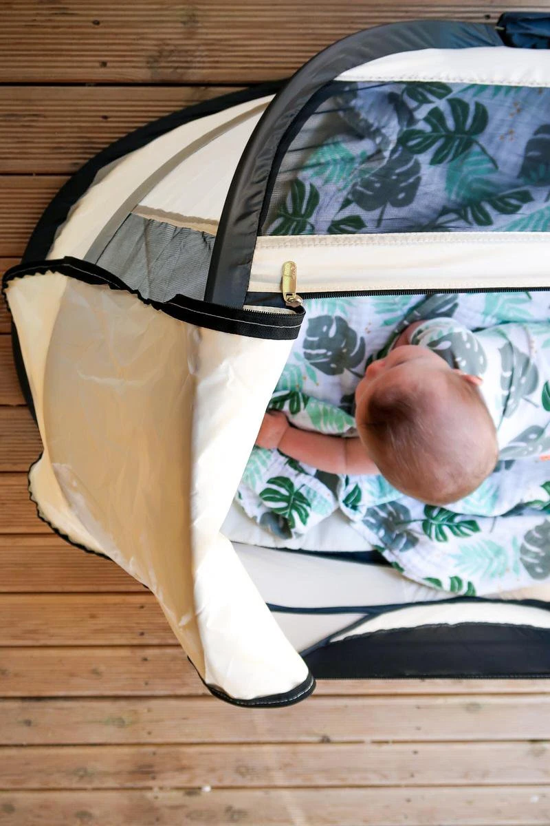 Deryan BabyBox Campingbedje - Baby Tentje - Cream 6 Deryan BabyBox Campingbedje - Baby Tentje - Cream - Afbeelding 4