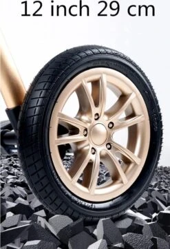 Merkloos Kinderwagen 3-in-1 – Luxe Kinderwagen - Buggy – Wandelwagen - Multifunctioneel – Opklapbaar – Incl Autostoel – Donkerbruin -Auto Zit Verkoop 818x1200 5