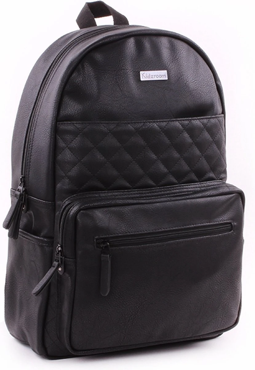 Kidzroom Popular Luiertas Rugzak - Zwart - Verschoonmatje - Flessenhouder 16 Kidzroom Popular Luiertas Rugzak - Zwart - Verschoonmatje - Flessenhouder - Afbeelding 14