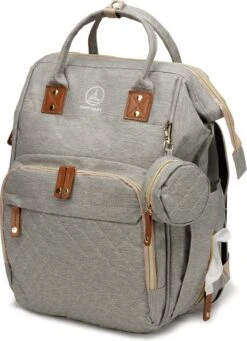 Humpy Dumpy Stijlvolle Luiertas Rugzak (Grijs) Met Uitschuifbaar Verschoon/ Slaap Bedje. Incl. Verschoon Matje, USB Poort & Buggy Straps -Auto Zit Verkoop 870x1200 3