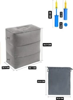 Merkloos Vliegtuigbedje - Voetkussen Opblaasbaar - Voetensteun - Voetenbankje - 3 Hoogte Standen - Reiskussen 13 Merkloos Vliegtuigbedje - Voetkussen Opblaasbaar - Voetensteun - Voetenbankje - 3 Hoogte Standen - Reiskussen -Auto Zit Verkoop 873x1200 4