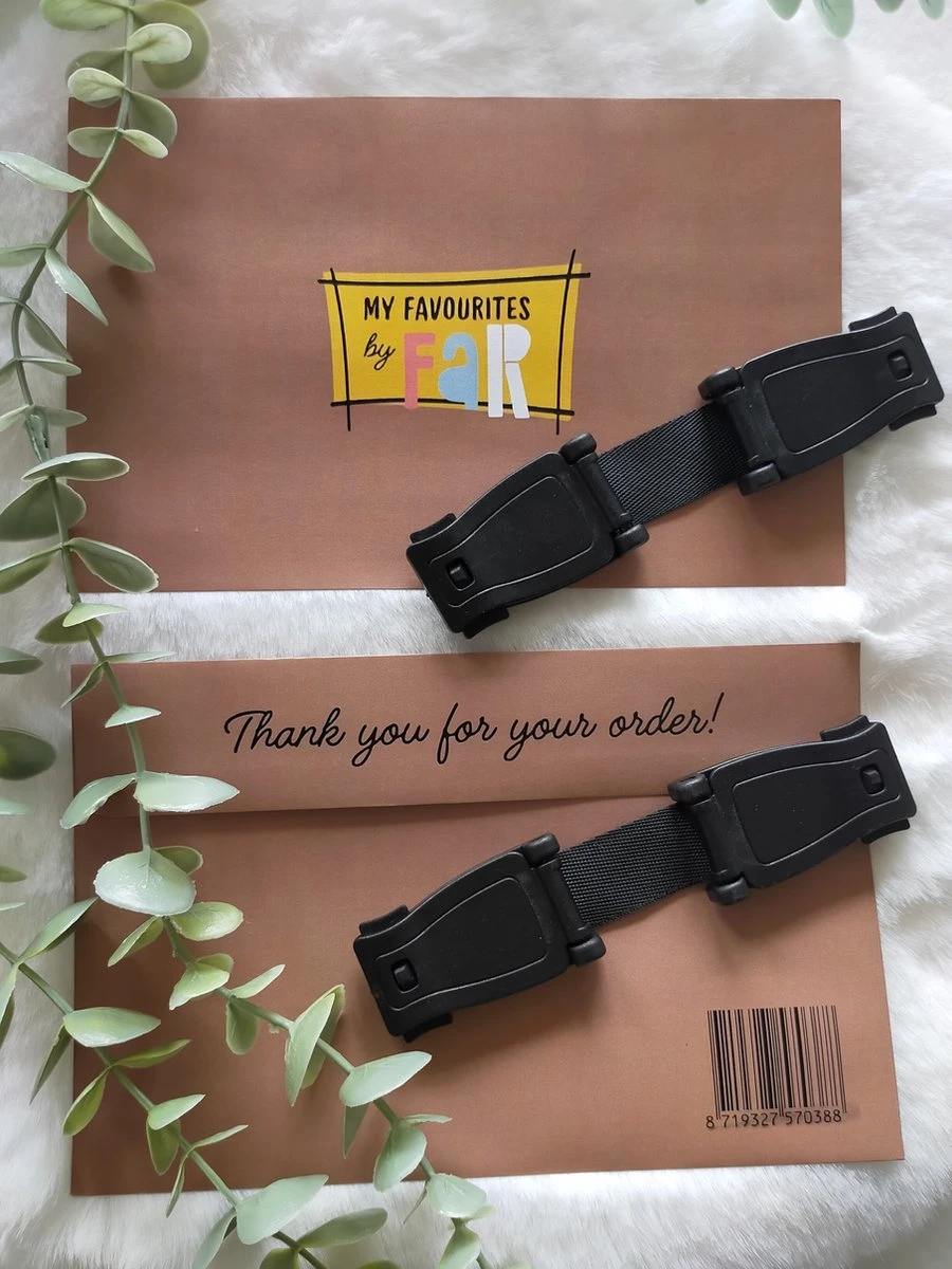 My Favourites By Far®-2 X Gordelclip- Accessoire Voor Auto Kinderstoel-Voorkomt Dat Kind Armen Uit Veiligheidsharnas Kan Halen-Gordelclip Kinderstoel-fietsstoel 9 My Favourites By Far®-2 X Gordelclip- Accessoire Voor Auto Kinderstoel-Voorkomt Dat Kind Armen Uit Veiligheidsharnas Kan Halen-Gordelclip Kinderstoel-fietsstoel - Afbeelding 7