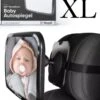 Autospiegel Baby 360° Verstelbaar Voor Hoofdsteun Autostoel -Achteruitkijkspiegel XL- Achterbankspiegel Kinderen -Baby Veiligheid Accessoires - Zwart -Auto Zit Verkoop 900x1200 9