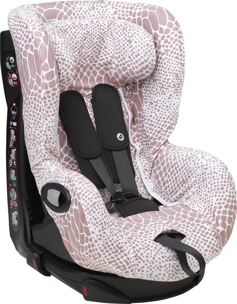 Meyco - Autostoelhoes - Snake - Lilac - Groep 1 Met Hoofdsteun 4 Meyco - Autostoelhoes - Snake - Lilac - Groep 1 Met Hoofdsteun - Afbeelding 2
