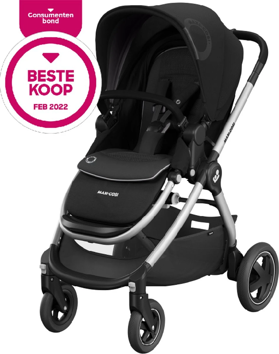 Maxi-Cosi Adorra² Kinderwagen - Essential Black - BESTE KOOP Consumentenbond (februari 2022) 4 Maxi-Cosi Adorra² Kinderwagen - Essential Black - BESTE KOOP Consumentenbond (februari 2022) - Afbeelding 2