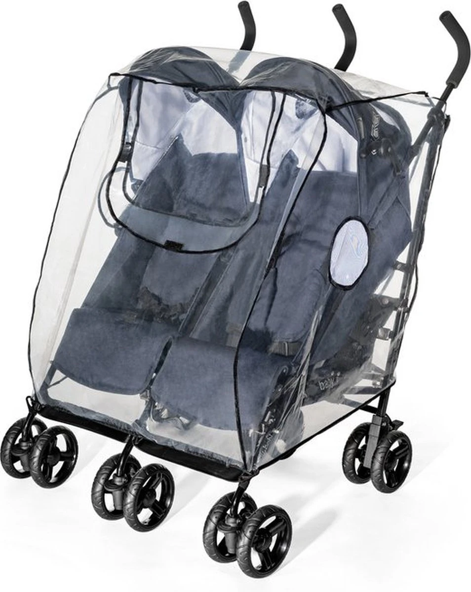 Happy Hop RainCover Twin Regenhoes Voor Dubbele Kinderwagen - Regenhoes Voor Tweeling Buggy - Dubbele Buggy - Regen Hoes Voor Kinderwagen - Universeel - Hoes Voor Kinderwagen - Buggy Regen Hoes - Baby / Toddler Raincover - Peuters & Kleuters Wandelwagen 3 Happy Hop RainCover Twin Regenhoes Voor Dubbele Kinderwagen - Regenhoes Voor Tweeling Buggy - Dubbele Buggy - Regen Hoes Voor Kinderwagen - Universeel - Hoes Voor Kinderwagen - Buggy Regen Hoes - Baby / Toddler Raincover - Peuters & Kleuters Wandelwagen
