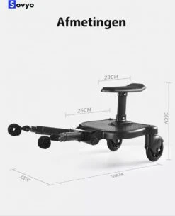Merkloos Meerijdplankje Universeel Buggy/Kinderwagen - Kinderwagen Accessoire Met Afneembaar Zitje Van Hoogwaardige Kwaliteit - Verstelbaar Meerijdplankje 18 Merkloos Meerijdplankje Universeel Buggy/Kinderwagen - Kinderwagen Accessoire Met Afneembaar Zitje Van Hoogwaardige Kwaliteit - Verstelbaar Meerijdplankje -Auto Zit Verkoop 975x1200 4