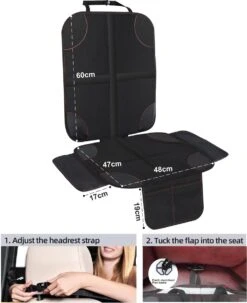 Nixnix - Autostoelhoes - Autostoelbeschermer - Autostoel Beschermer - Zwart - Bescherm Mat - Kinderen 11 Nixnix - Autostoelhoes - Autostoelbeschermer - Autostoel Beschermer - Zwart - Bescherm Mat - Kinderen -Auto Zit Verkoop 977x1200 1